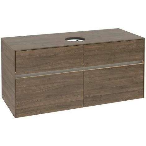 Villeroy & Boch Collaro Waschtischunterschrank 120cm Mit 4 Auszügen Arizona Oak Mit Beleuchtung Mittig 4 Villeroy & Boch Collaro Waschtischunterschrank 120cm Mit 4 Auszügen Arizona Oak Mit Beleuchtung Mittig – Bild 2