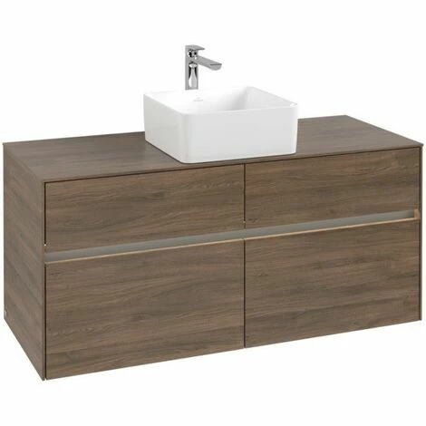 Villeroy & Boch Collaro Waschtischunterschrank 120cm Mit 4 Auszügen Arizona Oak Mit Beleuchtung Mittig 5 Villeroy & Boch Collaro Waschtischunterschrank 120cm Mit 4 Auszügen Arizona Oak Mit Beleuchtung Mittig – Bild 3