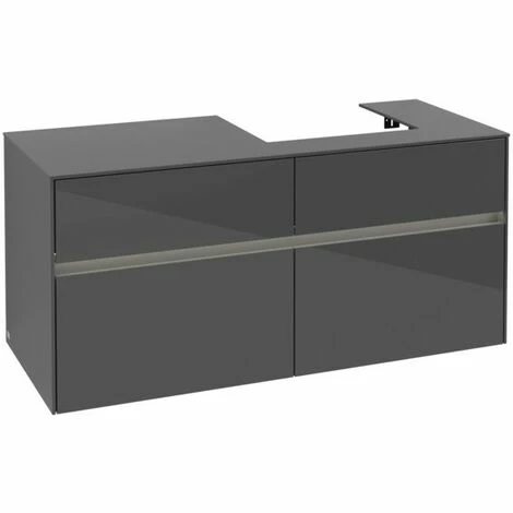 Villeroy & Boch Collaro Waschtischunterschrank mit 4 Auszügen 120 cm Glossy Grey Mit Beleuchtung Rechts Villeroy & Boch Collaro Waschtischunterschrank Mit 4 Auszügen 120 Cm Glossy Grey Mit Beleuchtung Rechts -VILLEROY & BOCH shop 71606877 2