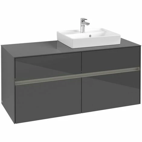 Villeroy & Boch Collaro Waschtischunterschrank mit 4 Auszügen 120 cm Glossy Grey Mit Beleuchtung Rechts Villeroy & Boch Collaro Waschtischunterschrank Mit 4 Auszügen 120 Cm Glossy Grey Mit Beleuchtung Rechts -VILLEROY & BOCH shop 71606877 3