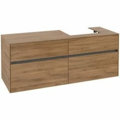 Villeroy & Boch Collaro Waschtischunterschrank Mit 4 Auszügen 140 Cm Kansas Oak Ohne Beleuchtung Rechts 3 Villeroy & Boch Collaro Waschtischunterschrank Mit 4 Auszügen 140 Cm Kansas Oak Ohne Beleuchtung Rechts -VILLEROY & BOCH shop 71606891 2