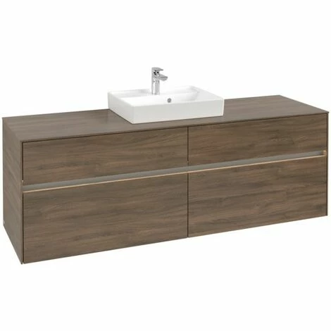 Villeroy & Boch Collaro Waschtischunterschrank 160cm Mit 4 Auszügen Arizona Oak Mit Beleuchtung Mittig 5 Villeroy & Boch Collaro Waschtischunterschrank 160cm Mit 4 Auszügen Arizona Oak Mit Beleuchtung Mittig – Bild 3