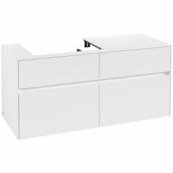 Villeroy & Boch Collaro Waschtischunterschrank Mit 4 Auszügen 120 Cm White Matt Ohne Beleuchtung Links 6 Villeroy & Boch Collaro Waschtischunterschrank Mit 4 Auszügen 120 Cm White Matt Ohne Beleuchtung Links -VILLEROY & BOCH shop 71606916 2
