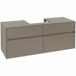 Villeroy & Boch Collaro Waschtischunterschrank Mit 4 Auszügen 140 Cm Truffle Grey Ohne Beleuchtung Mittig 7 Villeroy & Boch Collaro Waschtischunterschrank Mit 4 Auszügen 140 Cm Truffle Grey Ohne Beleuchtung Mittig -VILLEROY & BOCH shop 71606927 2