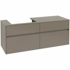 Villeroy & Boch Collaro Waschtischunterschrank Mit 4 Auszügen 140 Cm Truffle Grey Ohne Beleuchtung Links 7 Villeroy & Boch Collaro Waschtischunterschrank Mit 4 Auszügen 140 Cm Truffle Grey Ohne Beleuchtung Links -VILLEROY & BOCH shop 71606930 2