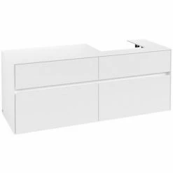 Villeroy & Boch Collaro Waschtischunterschrank Mit 4 Auszügen 140 Cm White Matt Ohne Beleuchtung Rechts 3 Villeroy & Boch Collaro Waschtischunterschrank Mit 4 Auszügen 140 Cm White Matt Ohne Beleuchtung Rechts -VILLEROY & BOCH shop 71606933 2