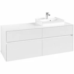 Villeroy & Boch Collaro Waschtischunterschrank Mit 4 Auszügen 140 Cm White Matt Ohne Beleuchtung Rechts 4 Villeroy & Boch Collaro Waschtischunterschrank Mit 4 Auszügen 140 Cm White Matt Ohne Beleuchtung Rechts -VILLEROY & BOCH shop 71606933 3