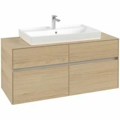 Villeroy & Boch Collaro Waschtischunterschrank 120cm Mit 4 Auszügen Nordic Oak Ohne Beleuchtung -VILLEROY & BOCH shop 71606937 3