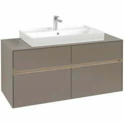 Villeroy & Boch Collaro Waschtischunterschrank 120cm Mit 4 Auszügen Truffle Grey Mit Beleuchtung 7 Villeroy & Boch Collaro Waschtischunterschrank 120cm Mit 4 Auszügen Truffle Grey Mit Beleuchtung -VILLEROY & BOCH shop 71606939 3