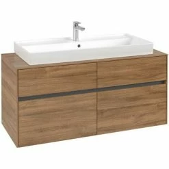 Villeroy & Boch Collaro Waschtischunterschrank 120cm Mit 4 Auszügen Kansas Oak Ohne Beleuchtung 7 Villeroy & Boch Collaro Waschtischunterschrank 120cm Mit 4 Auszügen Kansas Oak Ohne Beleuchtung -VILLEROY & BOCH shop 71606953 3