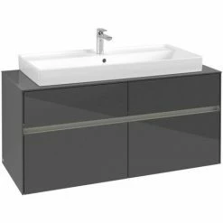 Villeroy & Boch Collaro Waschtischunterschrank 120cm Mit 4 Auszügen Glossy Grey Mit Beleuchtung 4 Villeroy & Boch Collaro Waschtischunterschrank 120cm Mit 4 Auszügen Glossy Grey Mit Beleuchtung -VILLEROY & BOCH shop 71606963 3