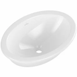 Villeroy & Boch Loop & Friends Unterbauwaschbecken Oval 57 Cm Mit Überlauf Weiß Alpin Mit CeramicPlus Beschichtung -VILLEROY & BOCH shop 71867783 2