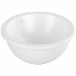 Villeroy & Boch Loop & Friends Unterbauwaschbecken Rund Mit Überlauf Stone White 45 Cm Mit CeramicPlus Beschichtung -VILLEROY & BOCH shop 71867798 3