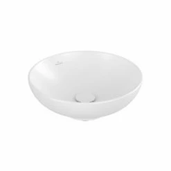 Villeroy & Boch Loop & Friends Aufsatzwaschtisch Rund Ohne Überlauf Stone White 42 Cm Mit CeramicPlus Beschichtung -VILLEROY & BOCH shop 71868373 3