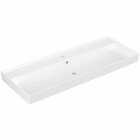Villeroy & Boch Collaro Schrankwaschtisch 120cm Ungeschliffen Mit 1 Hahnloch Mit Überlauf Stone White Mit CeramicPlus Beschichtung 4 Villeroy & Boch Collaro Schrankwaschtisch 120cm Ungeschliffen Mit 1 Hahnloch Mit Überlauf Stone White Mit CeramicPlus Beschichtung – Bild 2
