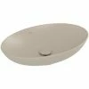 Villeroy & Boch Loop & Friends Aufsatzwaschtisch Oval 62 Cm Ohne Überlauf Almond Mit CeramicPlus Beschichtung -VILLEROY & BOCH shop 71868398 1