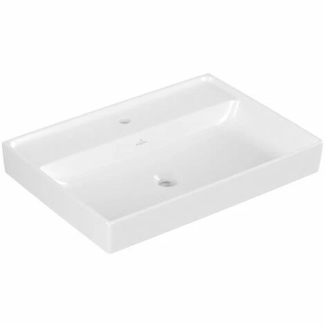 Villeroy & Boch Collaro Waschtisch Ungeschliffen 65 Cm Mit 1 Hahnloch Ohne Überlauf Weiß Alpin Ohne Beschichtung 4 Villeroy & Boch Collaro Waschtisch Ungeschliffen 65 Cm Mit 1 Hahnloch Ohne Überlauf Weiß Alpin Ohne Beschichtung – Bild 2