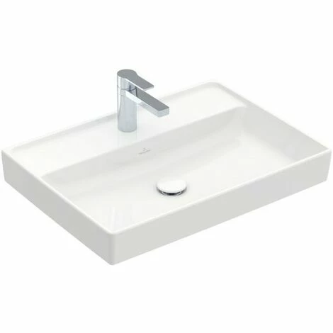 Villeroy & Boch Collaro Waschtisch Ungeschliffen 65 Cm Mit 1 Hahnloch Ohne Überlauf Weiß Alpin Ohne Beschichtung 5 Villeroy & Boch Collaro Waschtisch Ungeschliffen 65 Cm Mit 1 Hahnloch Ohne Überlauf Weiß Alpin Ohne Beschichtung – Bild 3