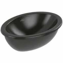 Villeroy & Boch Loop & Friends Unterbauwaschbecken Oval 50,5 Cm Mit Überlauf Ebony Mit CeramicPlus Beschichtung -VILLEROY & BOCH shop 71868416 3