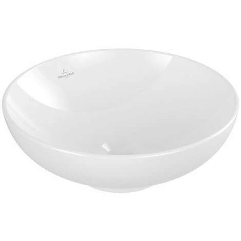 Villeroy & Boch Loop & Friends Aufsatzwaschtisch Rund Ohne Überlauf Weiß Alpin 42 Cm Ohne Beschichtung 4 Villeroy & Boch Loop & Friends Aufsatzwaschtisch Rund Ohne Überlauf Weiß Alpin 42 Cm Ohne Beschichtung – Bild 2