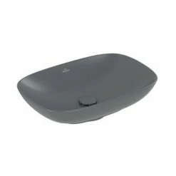 Villeroy & Boch Loop & Friends Aufsatzwaschtisch Rechteckig 56 Cm Ohne Überlauf Graphite Mit CeramicPlus Beschichtung 4 Villeroy & Boch Loop & Friends Aufsatzwaschtisch Rechteckig 56 Cm Ohne Überlauf Graphite Mit CeramicPlus Beschichtung -VILLEROY & BOCH shop 71868440 3