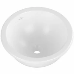 Villeroy & Boch Loop & Friends Unterbauwaschbecken Rund Ohne Überlauf Stone White 45 Cm Mit CeramicPlus Beschichtung -VILLEROY & BOCH shop 71868441 2