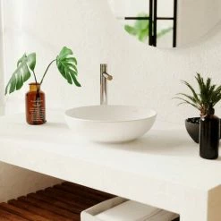 Villeroy & Boch Loop & Friends Aufsatzwaschtisch Rund Ohne Überlauf Stone White 38 Cm Mit CeramicPlus Beschichtung 3 Villeroy & Boch Loop & Friends Aufsatzwaschtisch Rund Ohne Überlauf Stone White 38 Cm Mit CeramicPlus Beschichtung -VILLEROY & BOCH shop 71868442 2