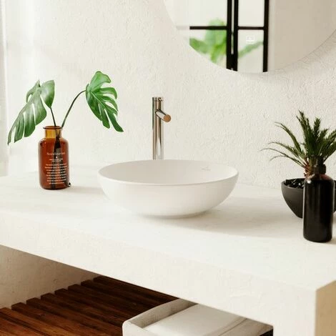 Villeroy & Boch Loop & Friends Aufsatzwaschtisch Rund Ohne Überlauf Stone White 38 cm Mit CeramicPlus Beschichtung Villeroy & Boch Loop & Friends Aufsatzwaschtisch Rund Ohne Überlauf Stone White 38 Cm Mit CeramicPlus Beschichtung -VILLEROY & BOCH shop 71868442 2