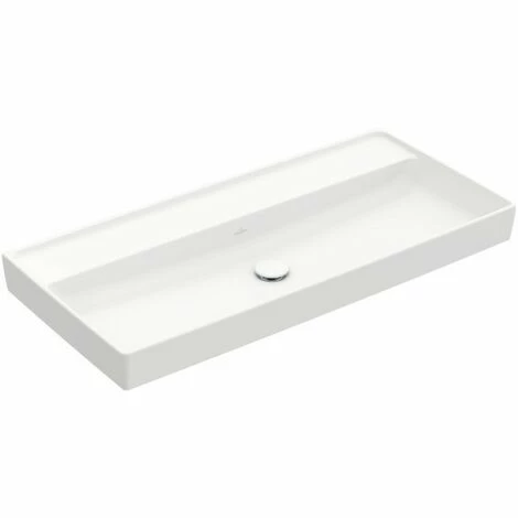 Villeroy & Boch Collaro Schrankwaschtisch ungeschliffen 100 cm Ohne Hahnloch Ohne Überlauf Stone White Mit CeramicPlus Beschichtung Villeroy & Boch Collaro Schrankwaschtisch Ungeschliffen 100 Cm Ohne Hahnloch Ohne Überlauf Stone White Mit CeramicPlus Beschichtung -VILLEROY & BOCH shop 71868443 2