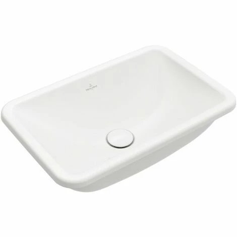 Villeroy & Boch Loop & Friends Einbauwaschbecken Rechteckig 51 Cm Mit Überlauf Ohne Beschichtung 5 Villeroy & Boch Loop & Friends Einbauwaschbecken Rechteckig 51 Cm Mit Überlauf Ohne Beschichtung – Bild 3