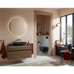 Villeroy & Boch Loop & Friends Aufsatzwaschtisch Rechteckig 56 Cm Mit Überlauf Ebony Mit CeramicPlus Beschichtung -VILLEROY & BOCH shop 71868572 4