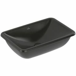 Villeroy & Boch Loop & Friends Unterbauwaschbecken Rechteckig 60 Cm Ohne Überlauf Ebony Mit CeramicPlus Beschichtung -VILLEROY & BOCH shop 71869483 3