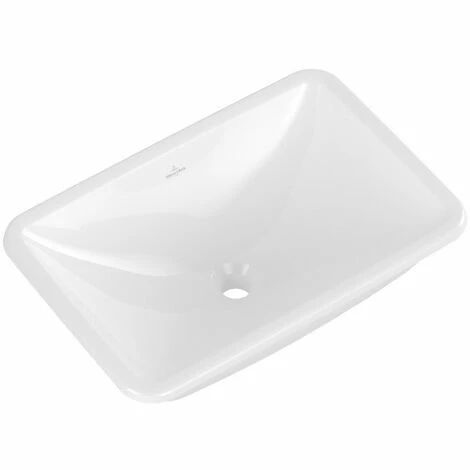 Villeroy & Boch Loop & Friends Einbauwaschbecken Rechteckig 60 Cm Ohne Überlauf Mit CeramicPlus Beschichtung 4 Villeroy & Boch Loop & Friends Einbauwaschbecken Rechteckig 60 Cm Ohne Überlauf Mit CeramicPlus Beschichtung – Bild 2