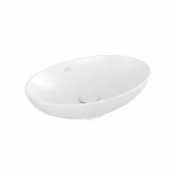 Villeroy & Boch Loop & Friends Aufsatzwaschtisch Oval 56 Cm Ohne Überlauf Stone White Mit CeramicPlus Beschichtung -VILLEROY & BOCH shop 71869625 3