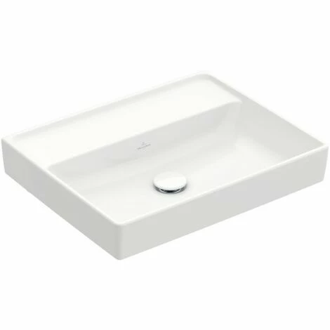 Villeroy & Boch Collaro Waschtisch Ungeschliffen 55 Cm Ohne Hahnloch Ohne Überlauf Weiß Alpin Ohne Beschichtung 4 Villeroy & Boch Collaro Waschtisch Ungeschliffen 55 Cm Ohne Hahnloch Ohne Überlauf Weiß Alpin Ohne Beschichtung – Bild 2