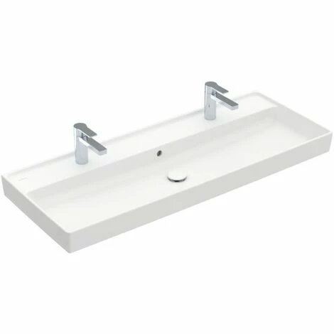 Villeroy & Boch Collaro Schrankwaschtisch 120cm ungeschliffen Mit 2 Hahnlöchern Mit Überlauf Stone White Mit CeramicPlus Beschichtung Villeroy & Boch Collaro Schrankwaschtisch 120cm Ungeschliffen Mit 2 Hahnlöchern Mit Überlauf Stone White Mit CeramicPlus Beschichtung -VILLEROY & BOCH shop 71869633 3