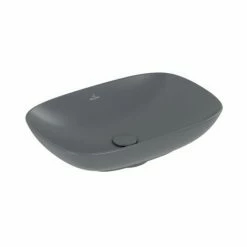 Villeroy & Boch Loop & Friends Aufsatzwaschtisch Rechteckig 56 Cm Mit Überlauf Graphite Mit CeramicPlus Beschichtung -VILLEROY & BOCH shop 71869778 3