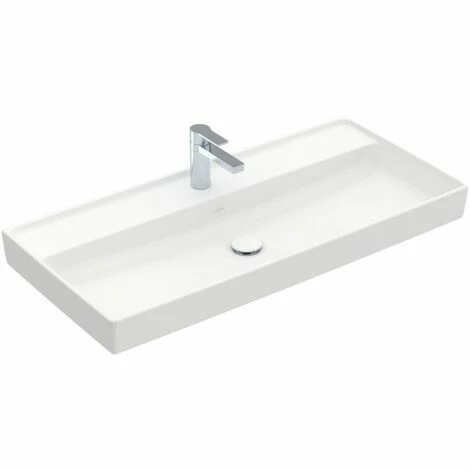 Villeroy & Boch Collaro Schrankwaschtisch ungeschliffen 100 cm Mit 1 Hahnloch Ohne Überlauf Stone White Mit CeramicPlus Beschichtung Villeroy & Boch Collaro Schrankwaschtisch Ungeschliffen 100 Cm Mit 1 Hahnloch Ohne Überlauf Stone White Mit CeramicPlus Beschichtung -VILLEROY & BOCH shop 71871313 3