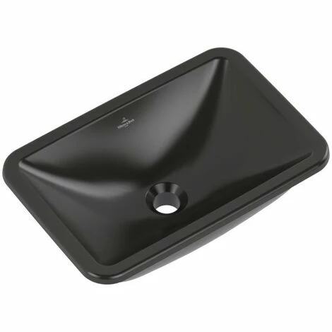 Villeroy & Boch Loop & Friends Unterbauwaschbecken Rechteckig 51 cm Mit Überlauf Ebony Mit CeramicPlus Beschichtung Villeroy & Boch Loop & Friends Unterbauwaschbecken Rechteckig 51 Cm Mit Überlauf Ebony Mit CeramicPlus Beschichtung -VILLEROY & BOCH shop 71871328 2