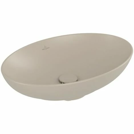 Villeroy & Boch Loop & Friends Aufsatzwaschtisch Oval 56 cm Ohne Überlauf Almond Mit CeramicPlus Beschichtung Villeroy & Boch Loop & Friends Aufsatzwaschtisch Oval 56 Cm Ohne Überlauf Almond Mit CeramicPlus Beschichtung -VILLEROY & BOCH shop 71871337 2