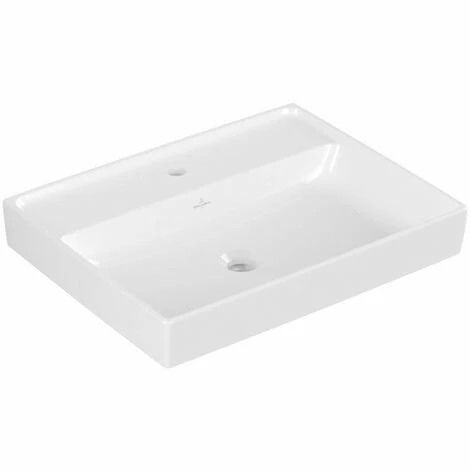 Villeroy & Boch Collaro Waschtisch Ungeschliffen 60 Cm Mit 1 Hahnloch Ohne Überlauf Weiß Alpin Ohne Beschichtung 4 Villeroy & Boch Collaro Waschtisch Ungeschliffen 60 Cm Mit 1 Hahnloch Ohne Überlauf Weiß Alpin Ohne Beschichtung – Bild 2