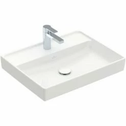 Villeroy & Boch Collaro Waschtisch Ungeschliffen 60 Cm Mit 1 Hahnloch Ohne Überlauf Weiß Alpin Ohne Beschichtung 7 Villeroy & Boch Collaro Waschtisch Ungeschliffen 60 Cm Mit 1 Hahnloch Ohne Überlauf Weiß Alpin Ohne Beschichtung -VILLEROY & BOCH shop 71871343 3