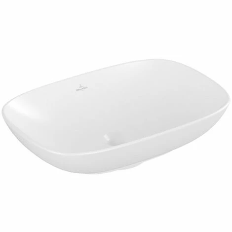 Villeroy & Boch Loop & Friends Aufsatzwaschtisch Rechteckig 56 Cm Mit Überlauf Stone White Mit CeramicPlus Beschichtung 4 Villeroy & Boch Loop & Friends Aufsatzwaschtisch Rechteckig 56 Cm Mit Überlauf Stone White Mit CeramicPlus Beschichtung – Bild 2