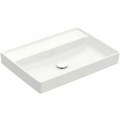 Villeroy & Boch Collaro Waschtisch Ungeschliffen 65 Cm Ohne Hahnloch Ohne Überlauf Weiß Alpin Ohne Beschichtung -VILLEROY & BOCH shop 71871432 3