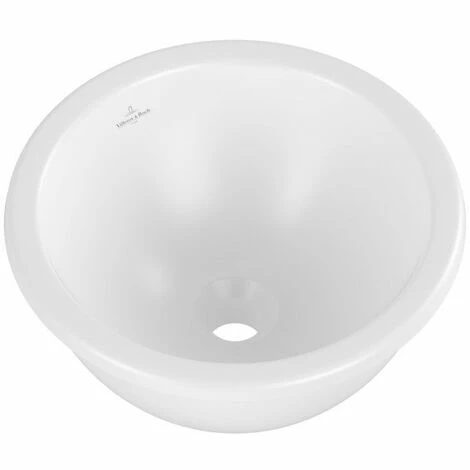 Villeroy & Boch Loop & Friends Unterbauwaschbecken Rund Mit Überlauf Stone White 39 Cm Mit CeramicPlus Beschichtung 4 Villeroy & Boch Loop & Friends Unterbauwaschbecken Rund Mit Überlauf Stone White 39 Cm Mit CeramicPlus Beschichtung – Bild 2