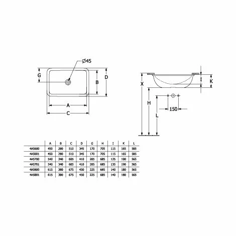Villeroy & Boch Loop & Friends Unterbauwaschbecken Rechteckig 60 cm Ohne Überlauf Stone White Mit CeramicPlus Beschichtung Villeroy & Boch Loop & Friends Unterbauwaschbecken Rechteckig 60 Cm Ohne Überlauf Stone White Mit CeramicPlus Beschichtung -VILLEROY & BOCH shop 71871472 1