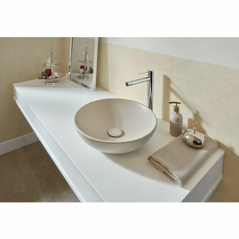 Villeroy & Boch Loop & Friends Aufsatzwaschtisch Rund Mit Überlauf Almond 42 cm Mit CeramicPlus Beschichtung Villeroy & Boch Loop & Friends Aufsatzwaschtisch Rund Mit Überlauf Almond 42 Cm Mit CeramicPlus Beschichtung -VILLEROY & BOCH shop 71871490 2