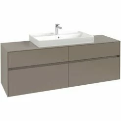 Villeroy & Boch Collaro Schrankwaschtisch 80cm Geschliffen Weiß Alpin Ohne Beschichtung 4 Villeroy & Boch Collaro Schrankwaschtisch 80cm Geschliffen Weiß Alpin Ohne Beschichtung -VILLEROY & BOCH shop 71871499 3