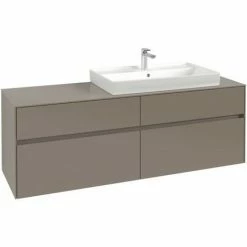 Villeroy & Boch Collaro Schrankwaschtisch 80cm Geschliffen Weiß Alpin Ohne Beschichtung 5 Villeroy & Boch Collaro Schrankwaschtisch 80cm Geschliffen Weiß Alpin Ohne Beschichtung -VILLEROY & BOCH shop 71871499 4