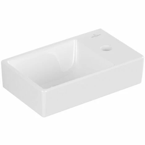 Villeroy & Boch Avento Handwaschbecken mit variabler Beckenposition Weiß Alpin Links Ohne Beschichtung Villeroy & Boch Avento Handwaschbecken Mit Variabler Beckenposition Weiß Alpin Links Ohne Beschichtung -VILLEROY & BOCH shop 71975980 1
